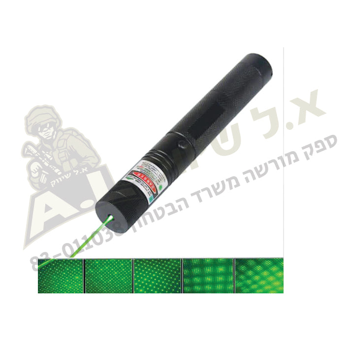 ציין לייזר ירוק עוצמתי נטען